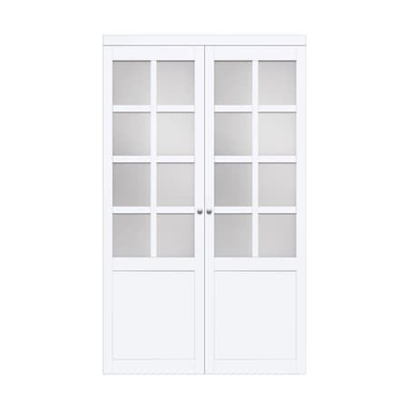 Renin 48 In. X 80 1/2 In. Provincial 8-Lite Design Pivot Door